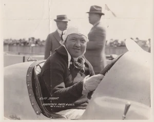 1926 Pressefoto Rennfahrer Cliff Durant, Teilnehmer im Indianapolis 500 Rennen - Bild 1 von 2