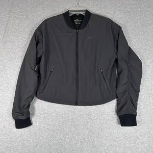 NIKE AeroLayer Women's Training Full Zip Long Sleeve Jacket Black Size Medium - Picture 1 of 5
