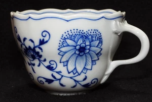 Taza de té de repuesto de cebolla azul Meissen Dresden espadas cruzadas vintage - Imagen 1 de 8