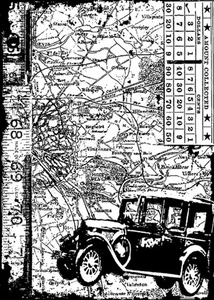 Stampers Anonymous Tim Holtz Cling Rubber Stamp Car COM013 - Picture 1 of 4