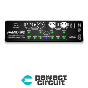 CME H4MIDI WC USB Host MIDI Interface MIDI UTILITY - NEW - PERFECT CIRCUIT - Picture 1 of 6