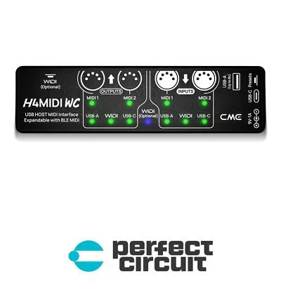 CME H4MIDI WC USB Host MIDI Interface MIDI UTILITY - NEW - PERFECT CIRCUIT - Image 1 of 4