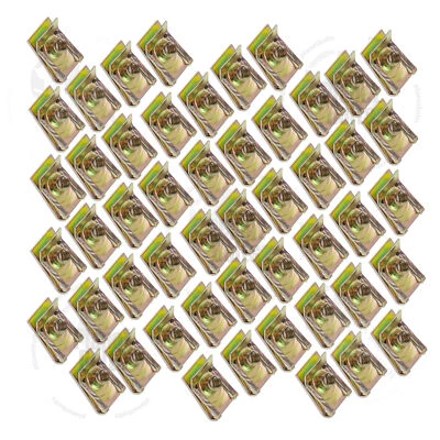 Clip de carenado de tuerca en U universal GSXR CBR M6 x 1,0p para perno de máquina M6 50x Foto 1 de 2