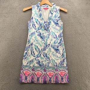 Lilly Pulitzer Sleeveless Tisbury Shift Dress Womens S Multicolor Cotton Blend - Picture 1 of 17