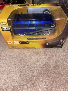 Jada Toys 1/24 Dub City Model Kit 1962 Volkswagen Bus Diecast NEW in Box - Picture 1 of 2