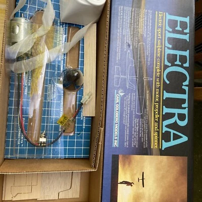 VTG Carl Goldberg Models Kit K-40 Electra RC Sailplane w/Motor Electra Sport - Image 1 of 4