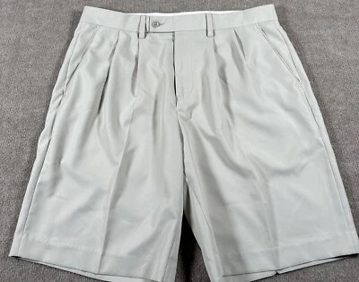 Pantalones Cortos Alan River Para Hombres Adultos 35 Caqui Golf Ligeros Informales Al Aire Libre Golfista Foto 1 de 4