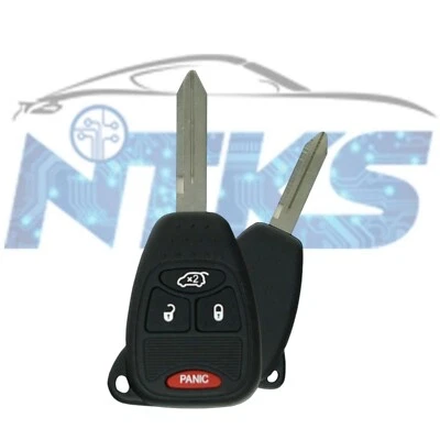 Llave de cabeza remota 2004-2008 OEM Chrysler Pacifica Jeep Liberty M3N5WY72XX DESBLOQUEADO Foto 1 de 4