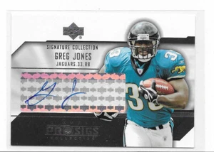 UD Diamond Pro Sigs Collection Greg Jones 2004 automático - Jacksonville Jaguars - Imagen 1 de 2