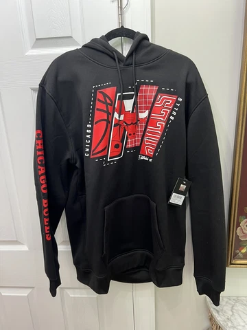 Chicago Bulls NBA Hoodie Sweatshirt Basketball Men’s Size XL Cover