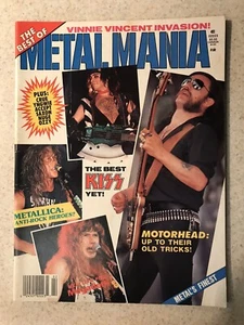 Metallica/Motörhead; Metal Mania magazine; may 1987 (excellent condition)! - Foto 1 di 1