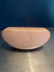 Juicy Couture Pink Embossed Logo Clam Shell Hard Case For Sunglasses Glasses - Picture 1 of 6