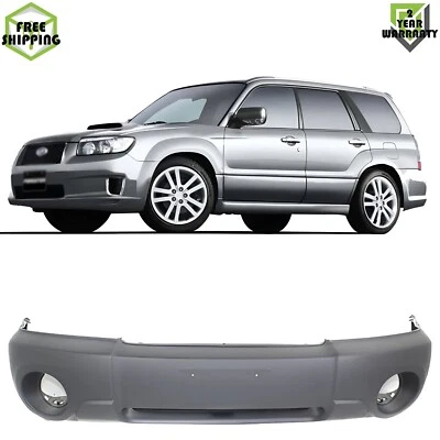 Front Bumper Cover Primed Plastic For 2003-2005 Subaru Forester X Foto 1 de 4