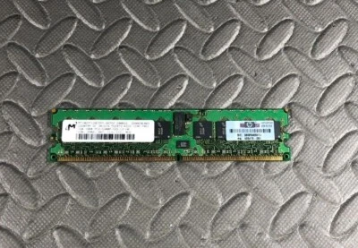 LOT OF 2 (2X1GB) Micron MT18HTF12872PY-667D2 1GB 1RX4 PC2-5300P-555-12-H0 DDR2 - Image 1 of 2