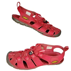 Keen Clearwater CNX Sandals Women's 10.5 Red Sport Hike Trail 41.5 EU - Picture 1 of 8