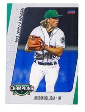 2023 Jackson Holliday Norfolk Tides 2023 Triple-A National champs Rookie Card