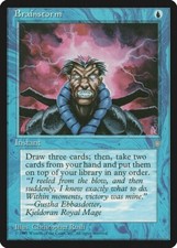Brainstorm Ice Age NM Blue Common MAGIC THE GATHERING MTG CARD ABUGames