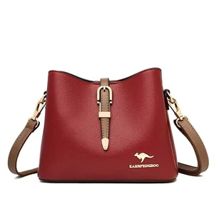 Leather Bucket Bag For Women Small Bucket Purse For Women Messenger Hobo Bags - Picture 1 of 8
