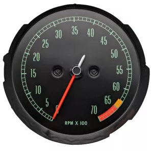 Corvette 1965-1967 tacómetro electrónico - 6500 RPM Redline - nuevo - Imagen 1 de 4