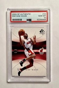 Dwyane Wade 2004 cubierta superior SP auténtico #43 PSA 10 gemas como nuevo Miami Heat - Imagen 1 de 4