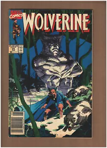 Wolverine #25 Newsstand Marvel Comics 1990 Jim Lee Cover VF 8.0 - Picture 1 of 4