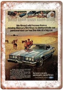 Vintage 1973 Mercury Montego Auto Werbung Reproduktion Blechschild A12036 - Bild 1 von 2