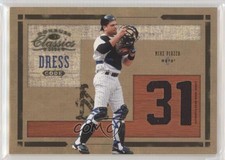 2004 Donruss Classics Dress Code Jersey Number Game-Worn /100 Mike Piazza HOF