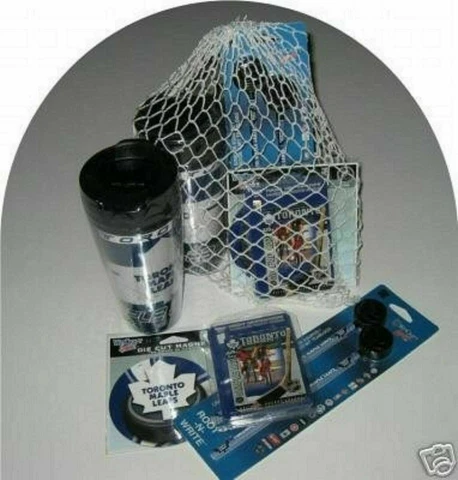 NEW! TORONTO MAPLE LEAFS GIFT NET BASKET PENCILS MAGNET TRAVEL MUG FRAME Cover