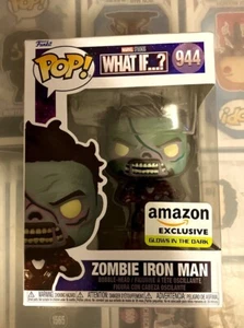 💢🤖FuNkO pOp !!️ Marvel - Zombie Iron Man #944 GITD AMZ EXCLUSIVE🦾💢NiB - Bild 1 von 14