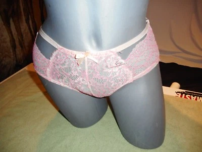 FREDERICK'S OF HOLLYWOOD PINK NORA BOYSHORT BRIEF  LARGE - Image 1 of 4