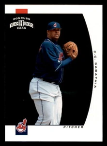 2005 Donruss Team Heroes  #96 CC Sabathia Cleveland Indians - Picture 1 of 2