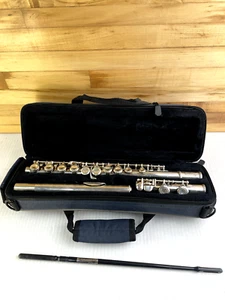 Jean Baptiste JBFL284SX Closed Hole Student Silver Plated Flute W/case - Picture 1 of 15