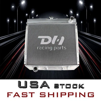 Radiador de aluminio 339 20" W 3 filas para Ford Maverick Mustang 1970-77 1969-70  Foto 1 de 4