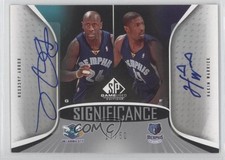 2006 SP Game Used Edition SIGnificance Dual /50 Bobby Jackson Hakim Warrick Auto