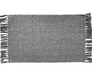 Ukeler grauer Wende-Webteppich - Bild 1 von 7