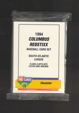 1994 ProCards / Fleer Team Set - Columbus Red Stixx (Richie Sexson) (Indians)