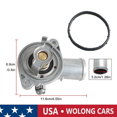 Engine Coolant Thermostat & Housing for Chrysler 200 Town & Country 3.6L - Image 1 of 4