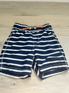 Gap Kids Swim Shorts Size S -6/7 Navy Stripe Mesh Lined Pockets (2 available) - Picture 1 of 6