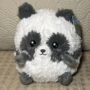 Neu mit Etikett Mini zerdrückbares Baby Panda III grau & weiß 8 Zoll weiches Plüschtier Stofftier NEU - Bild 1 von 4