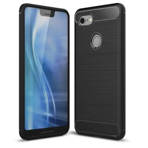 For GOOGLE PIXEL XL 3 - ULTRA SLIM FIT CARBON FIBER CASE REINFORCED BUMPER COVER - Picture 1 of 6