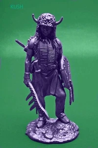 ZINN 54 mm Wild West Sioux Krieger 19. Jahrhundert. USA Indianerkrieger - Bild 1 von 3