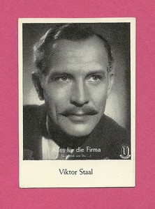 Viktor Staal Vintage Kiddy Film Foto Movie Film Star German Card