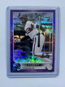 2022 Topps Chrome Logofractor Luis Robert Purple Refractor /250 - Picture 1 of 2