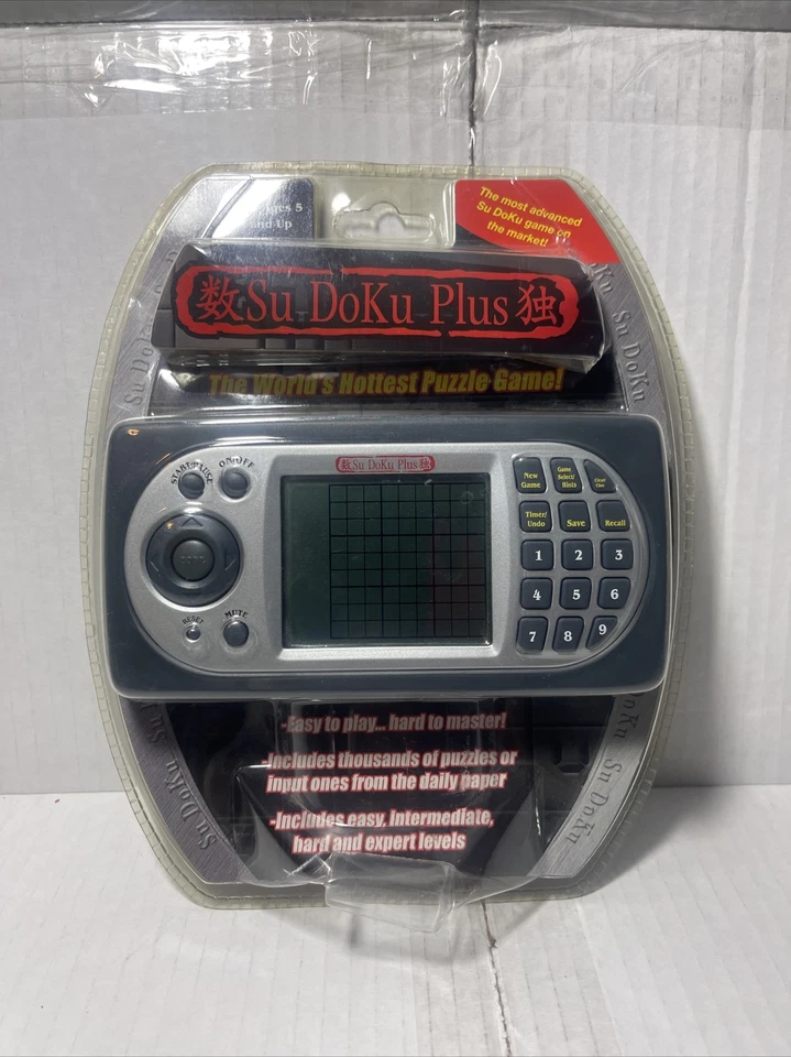 Handheld Electronic SU Doku Plus Portable Travel Game Toy Quest and 1995 Yahtzee