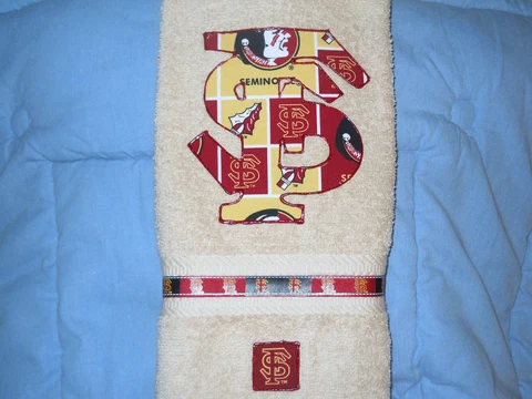 Florida State, FSU Seminoles Hand Towel for Bathroom or Kitchen, Bar, Grad Gift Cover