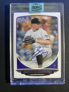 2018 Topps Archives Signature Series Colorado Rockies Jonathan Gray Card #27/99 - Picture 1 of 4