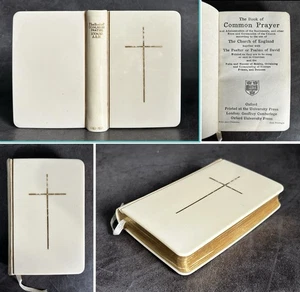 Antique Vintage Pocket Book Of Common Prayer Hymns A&M Ivorine Bible Interest - Imagen 1 de 13