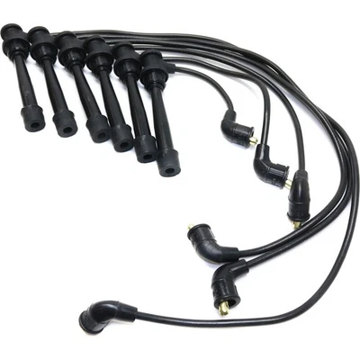 Set of 6 Spark Plug Wires for Hyundai Tiburon Santa Fe Sonata Kia Optima 01-05 - Image 1 of 4