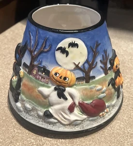 Yankee Candle Pumpkin Pals Large Jar Candle Shade Topper Pre-Own - Picture 1 of 8
