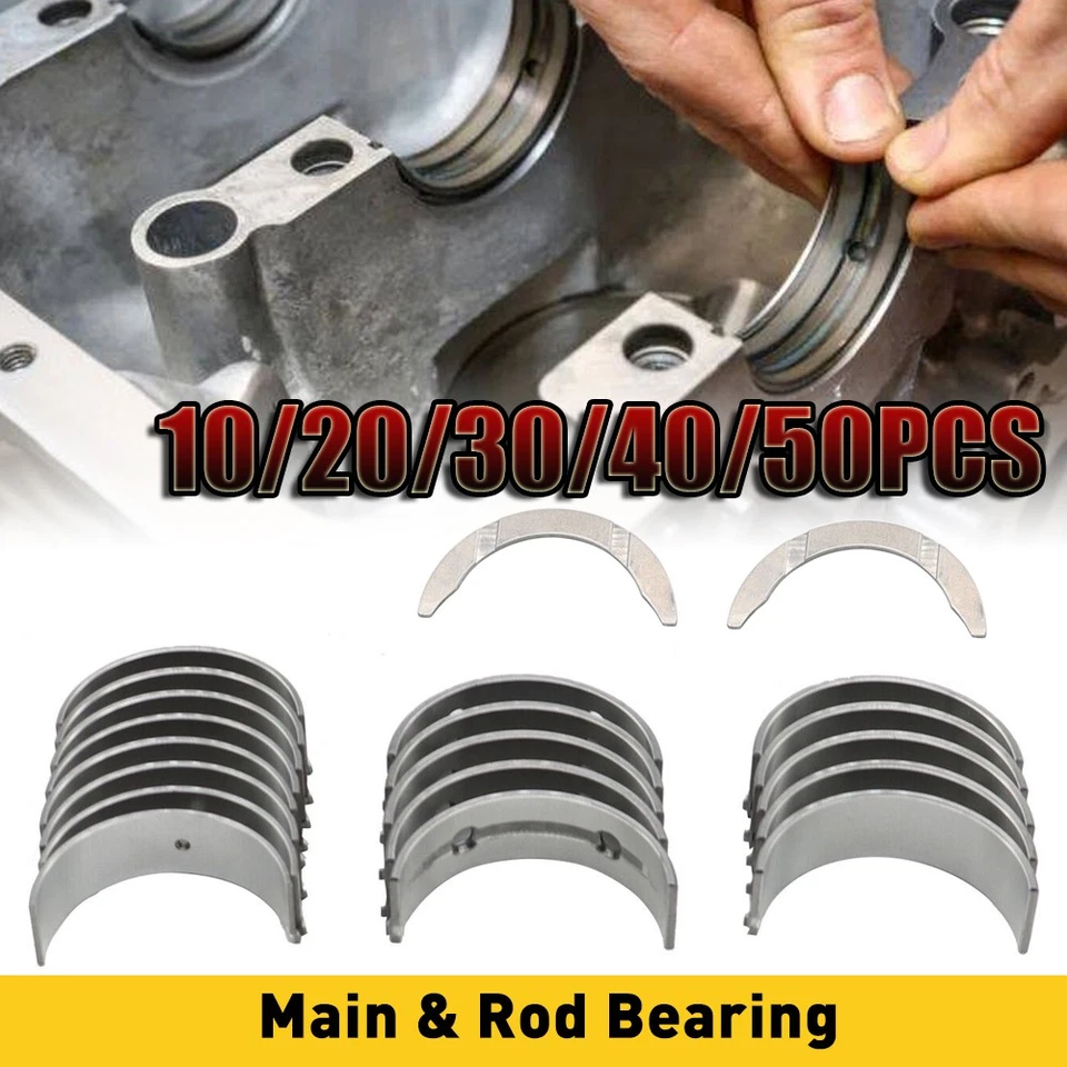 Fits 06-16 Kia Optima Hyundai Sonata 2.4L DOHC 16v THETA Main Rod Bearings10-50x - Image 1 of 4